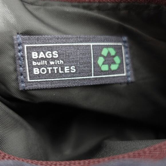 Outdoor Products Eco Crossbody Bag | Blue & Maroon | Recycled Bottle Gear - Picture 3 of 4